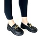 Chief Casual Loafers - Black PU
