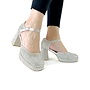 Gena Dressy Heels- Silver