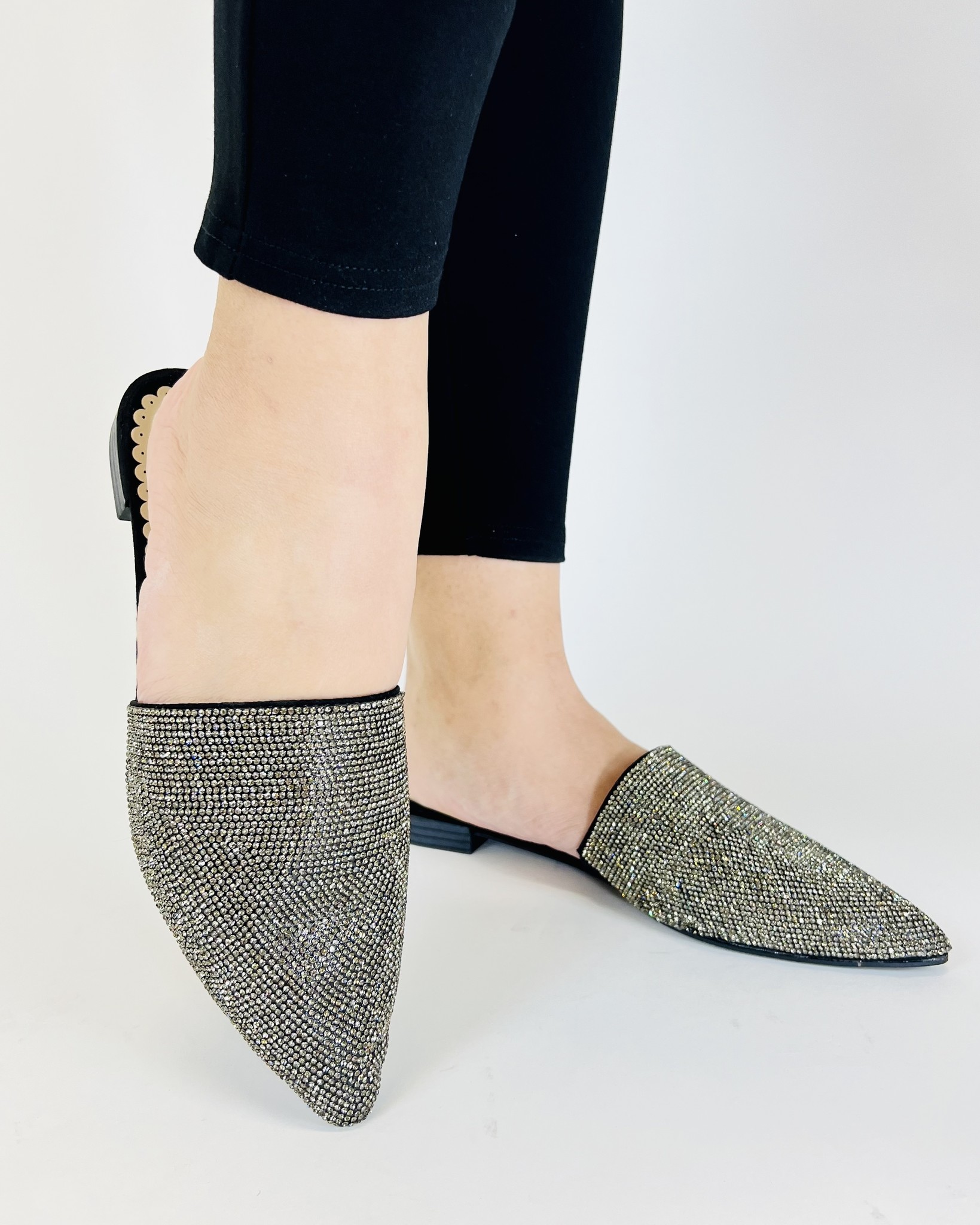 Grammy Dressy Heels Black GLITTER FASHION