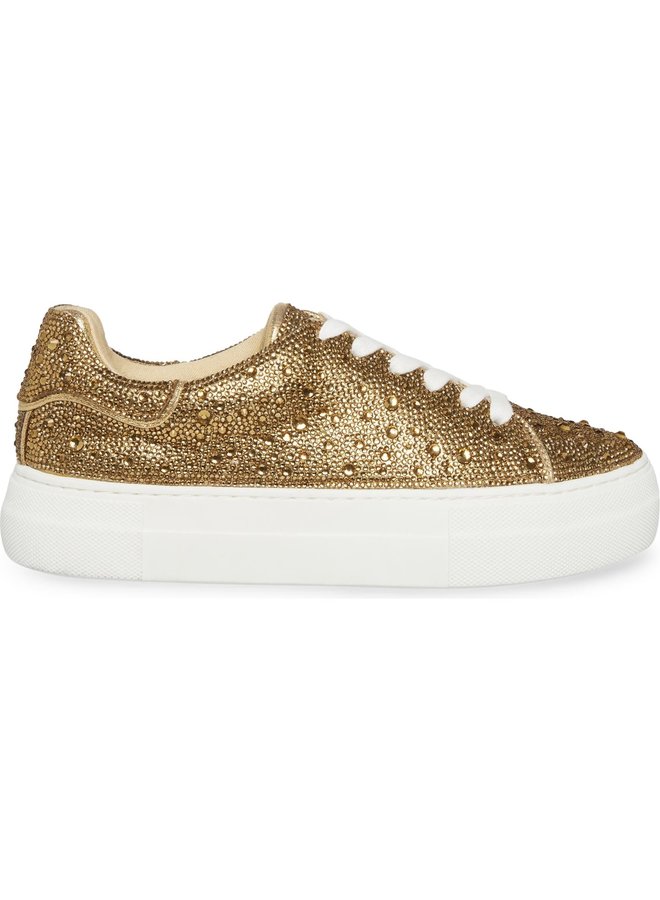 Sb-Sidny Dressy Sneakers - Gold - GLITTER FASHION