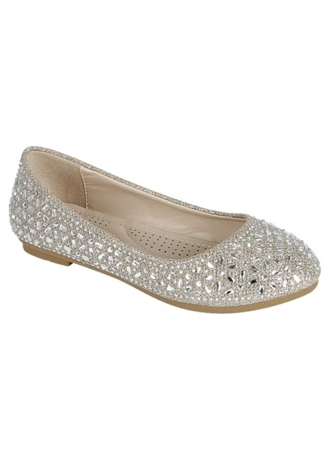 Sabina-06 Dressy Flat - Champagne