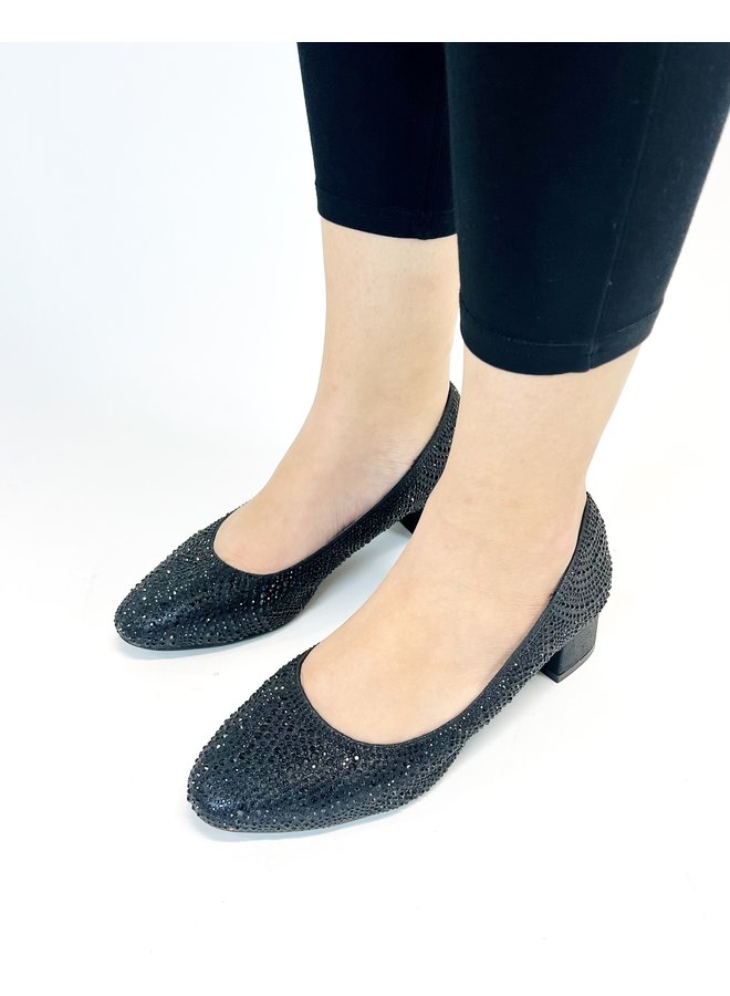 Olivia-38w - Black Shimmer