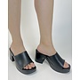 Typo Platform Sandals - Black Pu