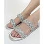 Maddy Flat Sandal - Silver