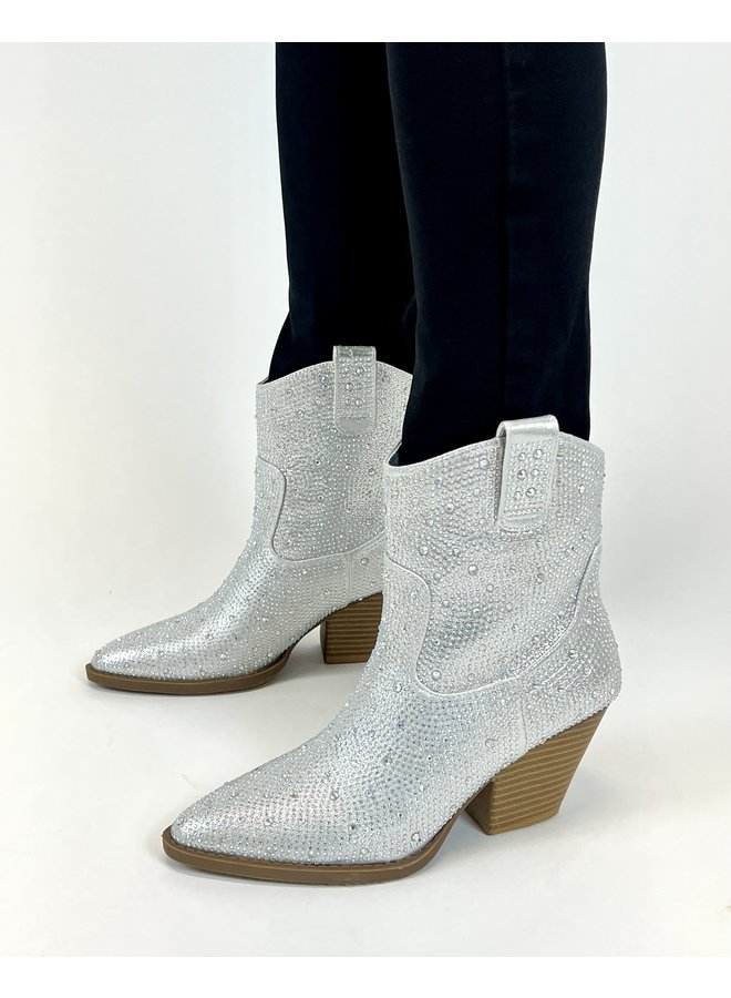 River-01 Dressy Boots - Silver