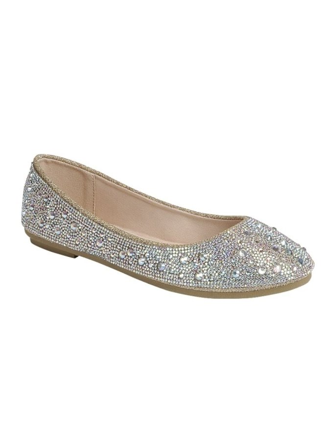 Mariana-25 Dressy Flat - Champagne