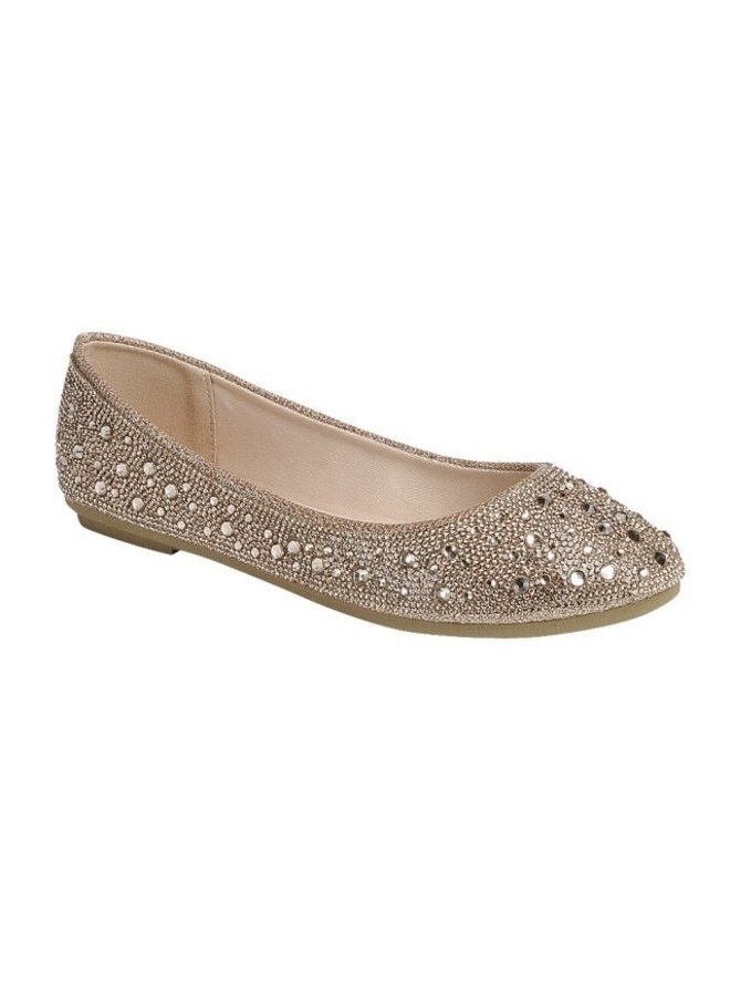 Mariana-25 Dressy Flat - Rose Gold