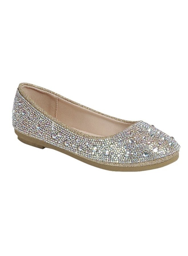 Mariana-25k Girls Flats - Champagne