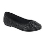 Mariana-25k Girls Flats - Charcoal