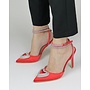 Broken Lies Dressy Heels - Red