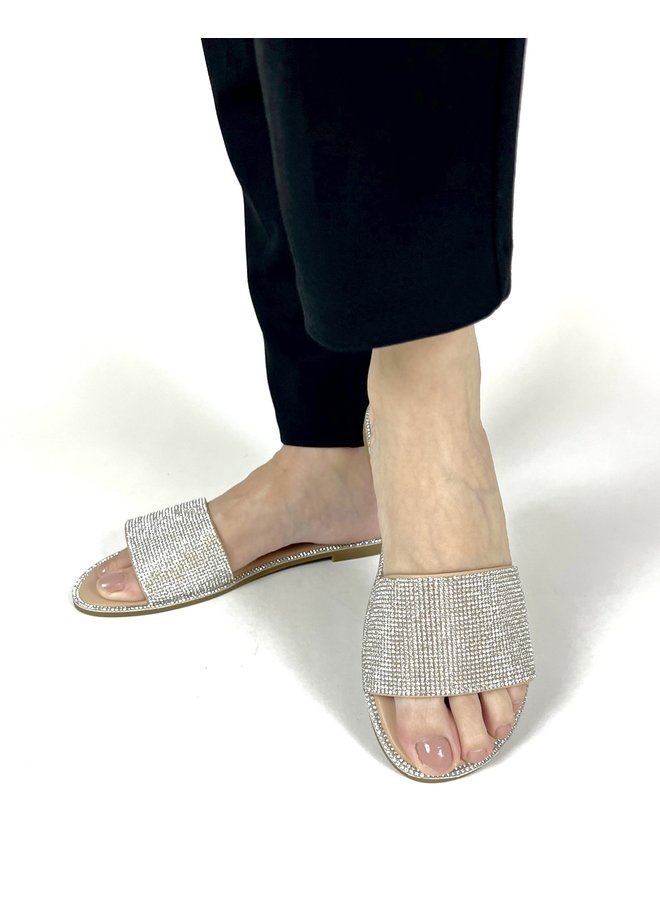 Taka-2 Flat Sandals - Nude Pu