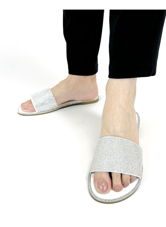Taka-2 Flat Sandals - White Pu