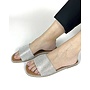 Amita Flat Sandals - Silver Pu