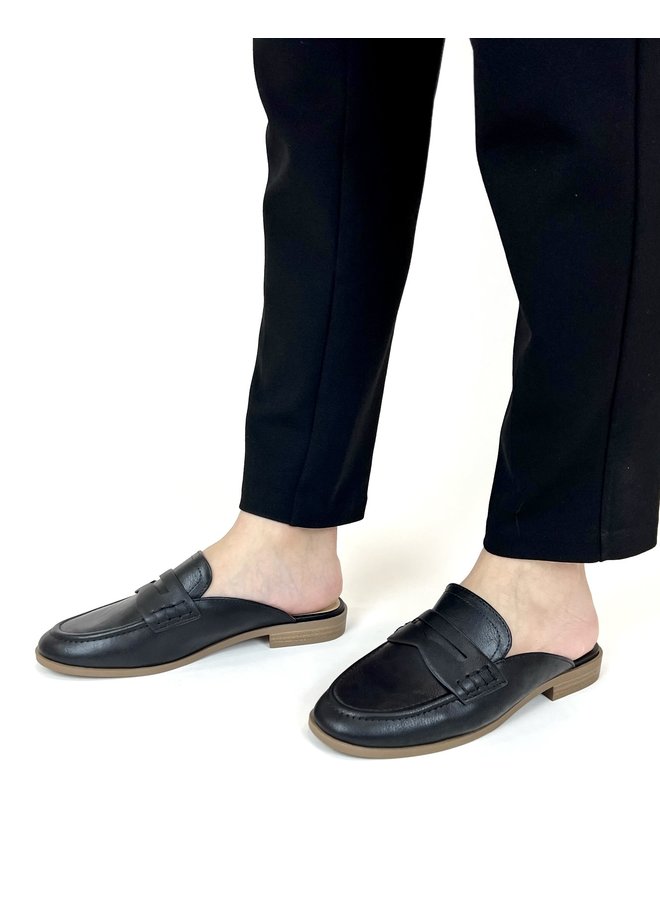 Perks Casual Flat - Black Pu