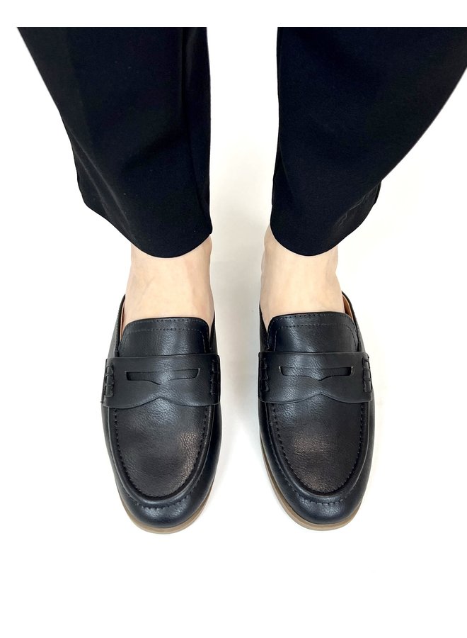 Perks Casual Flat - Black Pu