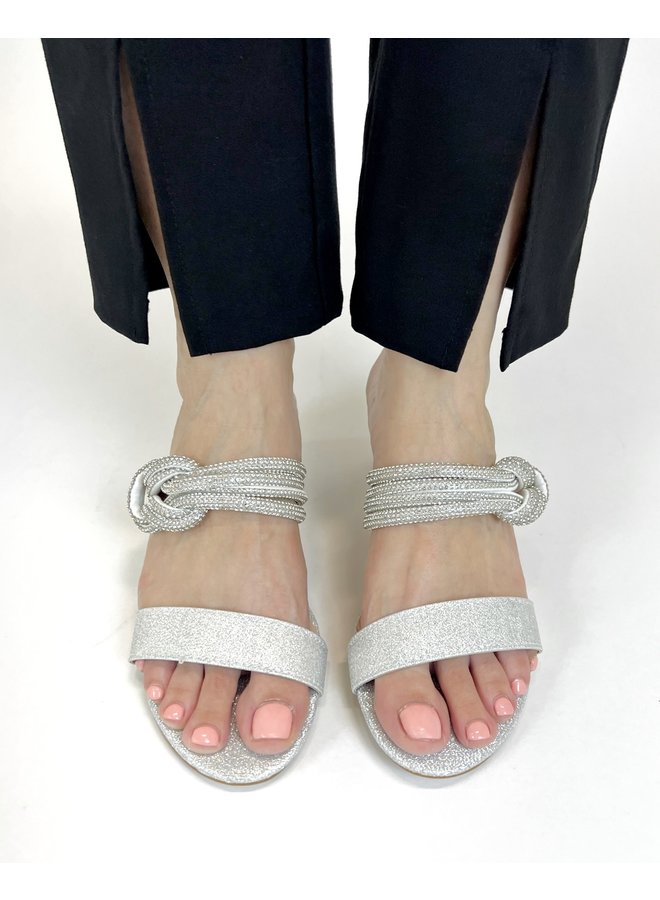 Natalie-37 Dressy Heels - Silver