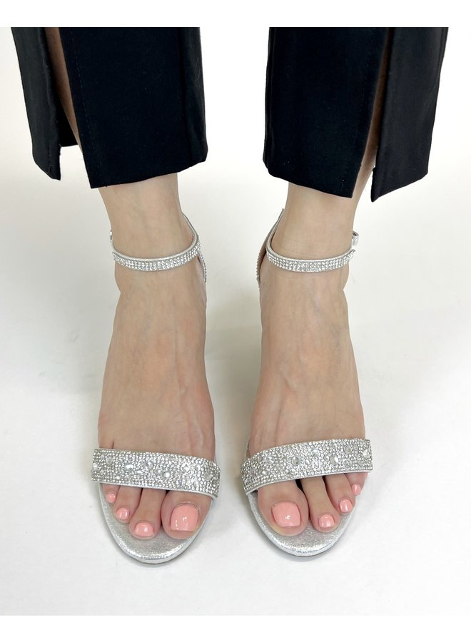 Sunshine-37 Dressy Heels - Silver