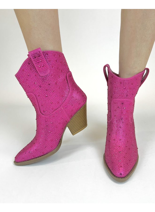 River-01 Dressy Boots - Fuchsia