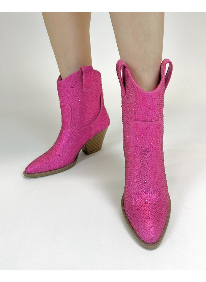 River-01 Dressy Boots - Fuchsia