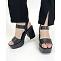 Turbo Casual Heels - Black Pu