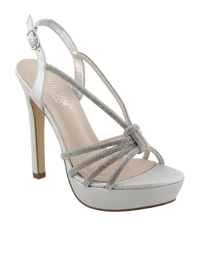 Claire Dressy Heel - Silver