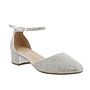 Hazel-23 Dressy Heel - Silver Shimmer