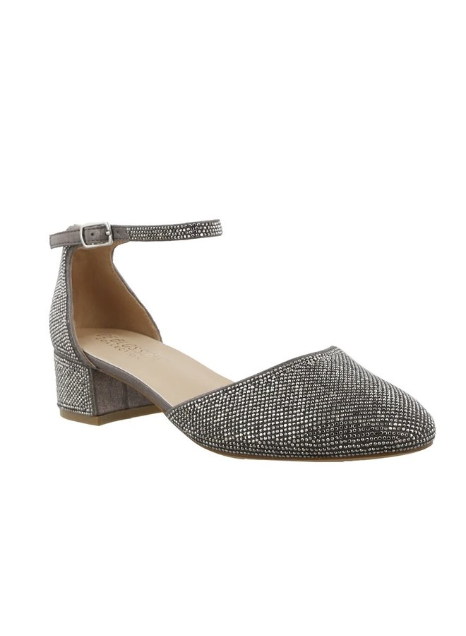 Hazel-23 Dressy Heel - Pewter Shimmer