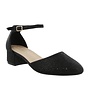 Hazel-23 Dressy Heel - Black Shimmer