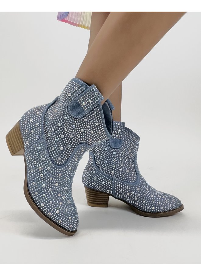River-01k Kids Boots - Blue Denim
