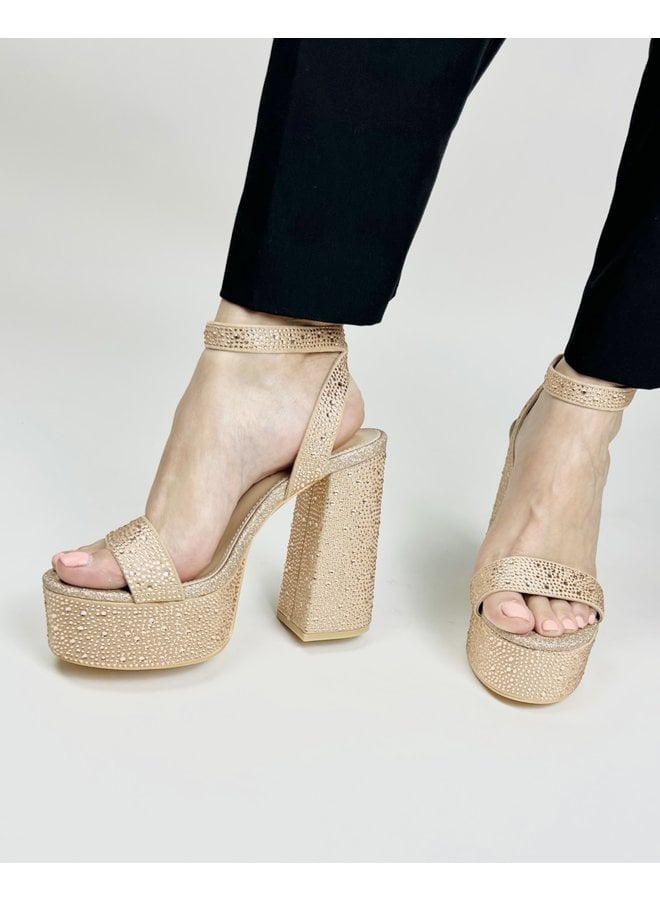 Jonay-9 Dressy Heels - Champagne