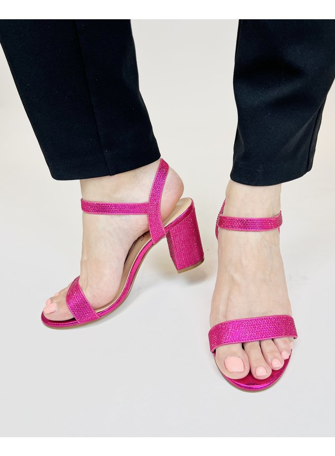 Anna-12 Dressy Heel - Hot Pink