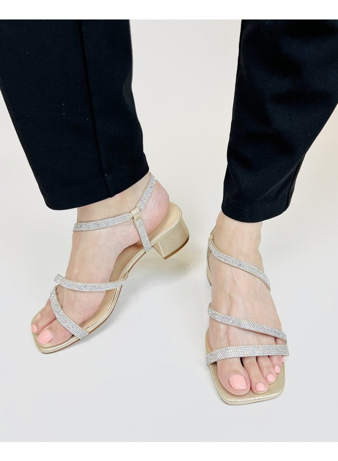 Cynthia-1w Dressy Heel - Nude Shimmer
