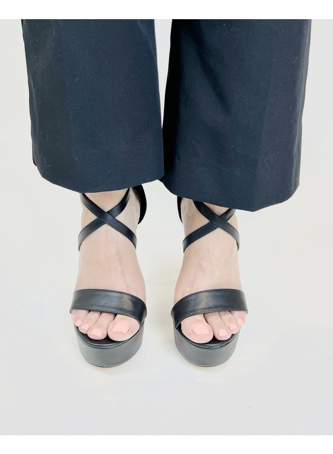 Flora-18 Dressy Heel - Black Pu