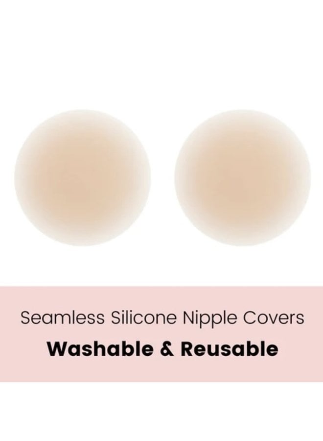 Magic Nipple Covers - Beige - GLITTER FASHION