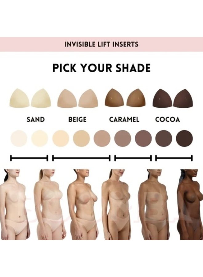 Invisible Lift Inserts - Beige
