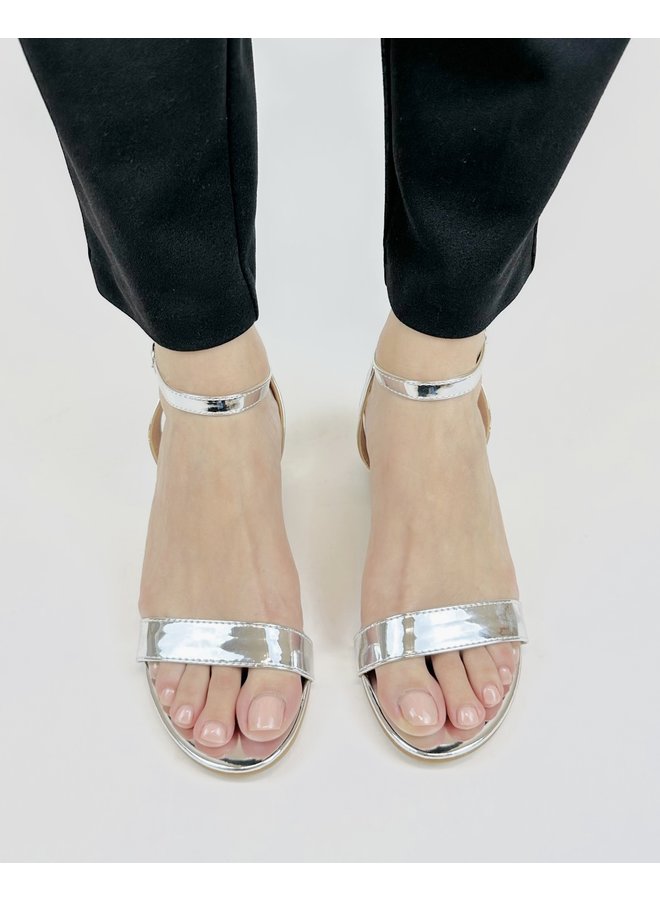 Natalie-28 Dressy Heels - Silver