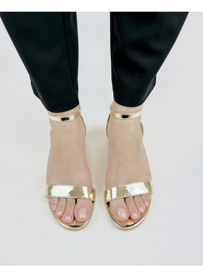 Natalie-28 Dressy Heels - Gold