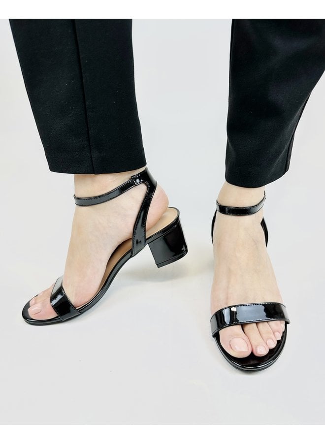 Natalie-28 - Charcoal Patent