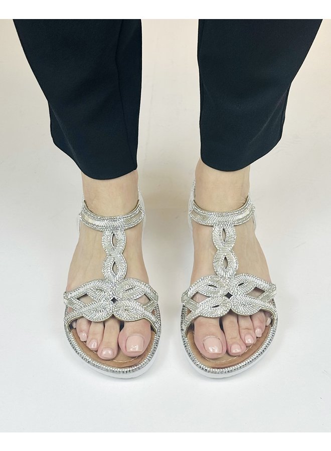 DD1016 Dressy Sandal - Silver