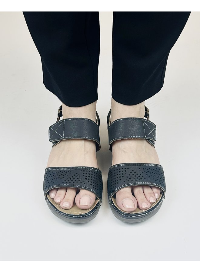 DW7806 Dressy Sandal - Black