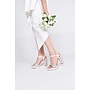Peace Dressy Heels -White Shimmer