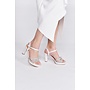 Amara-20 Dressy Heel - White Shimmer