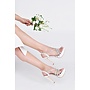 Claire Dressy Heel - White