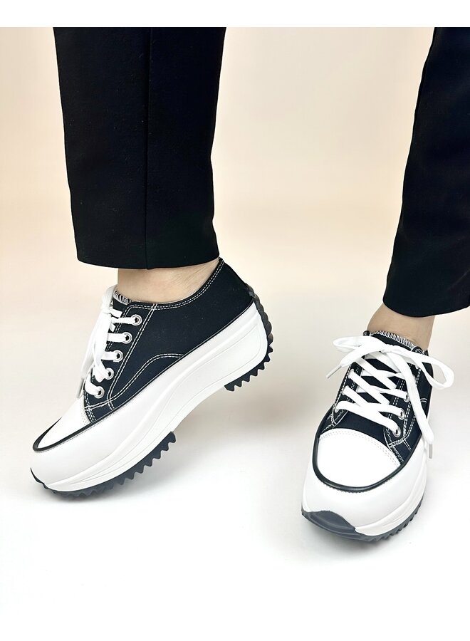 Don't Quit Casual Sneakers - Black