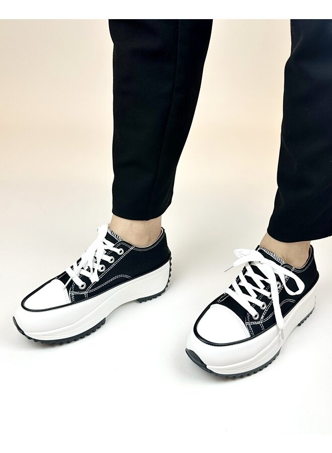 Don't Quit Casual Sneakers - Black