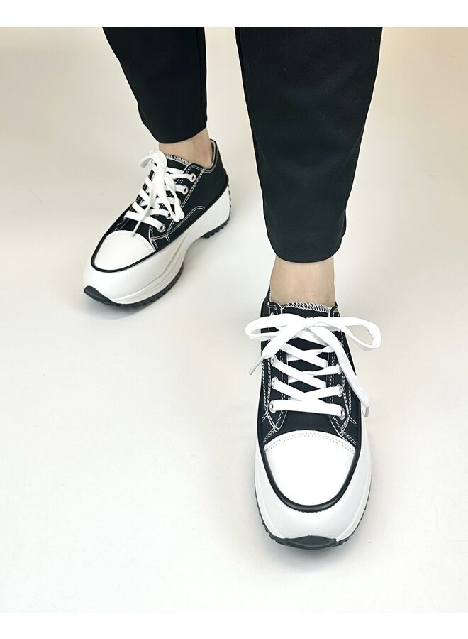 Don't Quit Casual Sneakers - Black
