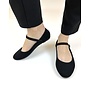 Costa-1 Casual Flats - Black Nubuck