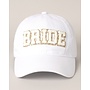 Bride Sherpa Patch Baseball Cap - White