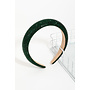 Rhinestone Cushion Headband - Emerald