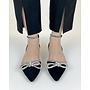 Dash-1 Casual Flats - Black Nubuck